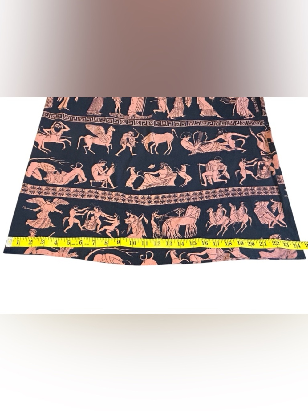 Vintage Greek Mythology AOP Tee XL Single Stitch 90s Art All Over Print - Picture 13 of 13